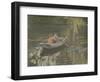 Salcombe Children Rowing-Jennifer Wright-Framed Giclee Print