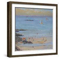 Salcombe Millbay Morning-Jennifer Wright-Framed Giclee Print