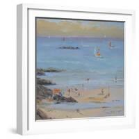 Salcombe Millbay Morning-Jennifer Wright-Framed Giclee Print