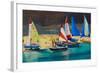 Salcombe Smalls Cove Dinghies-Jennifer Wright-Framed Giclee Print