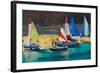 Salcombe Smalls Cove Dinghies-Jennifer Wright-Framed Giclee Print