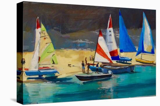 Salcombe Smalls Cove Dinghies-Jennifer Wright-Stretched Canvas