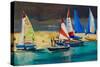 Salcombe Smalls Cove Dinghies-Jennifer Wright-Stretched Canvas