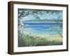 Salcombe, Southsands Beach, 2000-Jennifer Wright-Framed Giclee Print