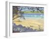 Salcombe Southsands Beach-Jennifer Wright-Framed Giclee Print