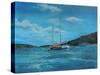Salcombe Yachts, Perfect Day-Jennifer Wright-Stretched Canvas