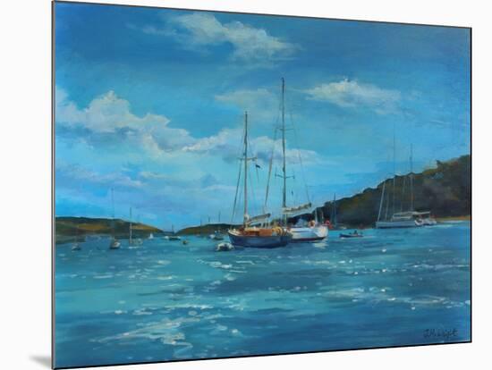 Salcombe Yachts, Perfect Day-Jennifer Wright-Mounted Giclee Print