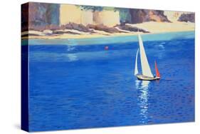 Salcombe - Yawl near Millbay, 1999-Jennifer Wright-Stretched Canvas