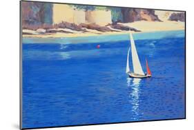 Salcombe - Yawl near Millbay, 1999-Jennifer Wright-Mounted Giclee Print