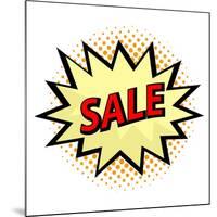 Sale Label in Pop Art Style-PiXXart-Mounted Art Print