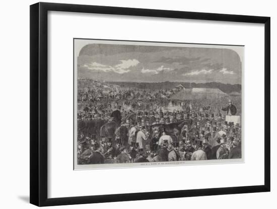 Sale of a Winner on the Race-Ground-null-Framed Giclee Print