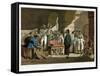 Sale of English Goods, Canton, 1858-Charles Wirgman-Framed Stretched Canvas