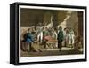 Sale of English Goods, Canton, 1858-Charles Wirgman-Framed Stretched Canvas