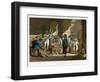 Sale of English Goods, Canton, 1858-Charles Wirgman-Framed Giclee Print