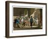 Sale of English Goods, Canton, 1858-Charles Wirgman-Framed Giclee Print