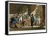 Sale of English Goods, Canton, 1858-Charles Wirgman-Framed Stretched Canvas