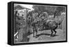 Sale of Hunters Raising and Objection, 1885-null-Framed Stretched Canvas