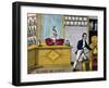 Sale of Liquor, Elixirs of Garusi, Circa 1820, France, 19th Century-null-Framed Giclee Print