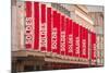 Sale Sign Banners in Central Paris, France, Europe-Julian Elliott-Mounted Photographic Print