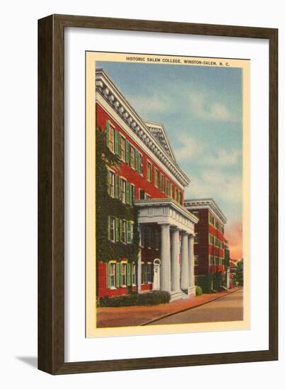 Salem College, Winston-Salem, North Carolina-null-Framed Art Print