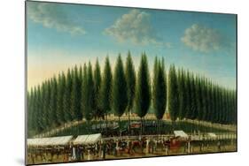 Salem Common on Training Day, 1808-George Ropes-Mounted Giclee Print