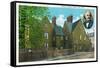 Salem, MA - Exterior View of the House of Seven Gables No. 2, built in 1668-Lantern Press-Framed Stretched Canvas