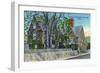 Salem, Massachusetts, Exterior View of the House of Seven Gables-Lantern Press-Framed Art Print