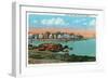 Salem, Massachusetts - Salem Willows View of Juniper Point and Salem Neck-Lantern Press-Framed Art Print