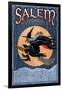 Salem, Massachusetts - Witch-Lantern Press-Framed Art Print