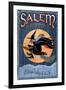 Salem, Massachusetts - Witch-Lantern Press-Framed Art Print