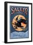 Salem, Massachusetts - Witch-Lantern Press-Framed Art Print