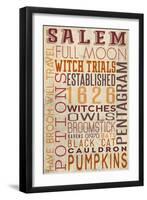 Salem, Massachusetts-Lantern Press-Framed Art Print