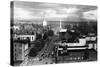 Salem, OR Town View from Air Photograph - Salem, OR-Lantern Press-Stretched Canvas