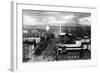 Salem, OR Town View from Air Photograph - Salem, OR-Lantern Press-Framed Art Print