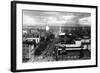 Salem, OR Town View from Air Photograph - Salem, OR-Lantern Press-Framed Art Print