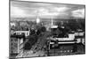 Salem, OR Town View from Air Photograph - Salem, OR-Lantern Press-Mounted Art Print