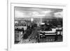 Salem, OR Town View from Air Photograph - Salem, OR-Lantern Press-Framed Art Print