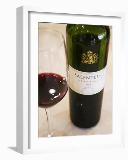 Salentein Malbec Roble Oak, Restaurant in Sheraton Hotel, Valle De Uco, Mendoza, Argentina-Per Karlsson-Framed Photographic Print