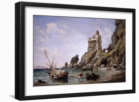 Salerno, Italy, 1849-Edward William Cooke-Framed Giclee Print