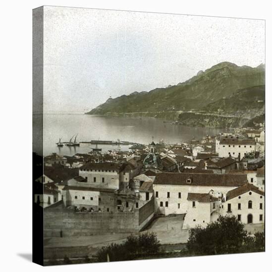 Salerno (Italy), Panorama, Circa 1860-Leon, Levy et Fils-Stretched Canvas