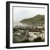 Salerno (Italy), Panorama, Circa 1860-Leon, Levy et Fils-Framed Photographic Print