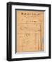 Sales Statement of Durand-Ruel Regarding Claude Monet, 1891-French-Framed Giclee Print