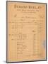 Sales Statement of Durand-Ruel Regarding Claude Monet, 1891-French-Mounted Giclee Print