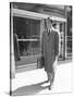Salesman Leaving Madison Avenue Office-Philip Gendreau-Stretched Canvas