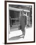 Salesman Leaving Madison Avenue Office-Philip Gendreau-Framed Premium Photographic Print