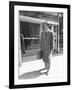 Salesman Leaving Madison Avenue Office-Philip Gendreau-Framed Photographic Print