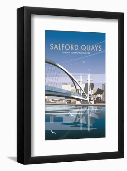 Salford Quays - Dave Thompson Contemporary Travel Print-Dave Thompson-Framed Giclee Print