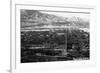 Salida, Colorado - Aerial View of Town-Lantern Press-Framed Art Print