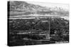 Salida, Colorado - Aerial View of Town-Lantern Press-Stretched Canvas