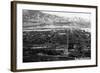 Salida, Colorado - Aerial View of Town-Lantern Press-Framed Art Print